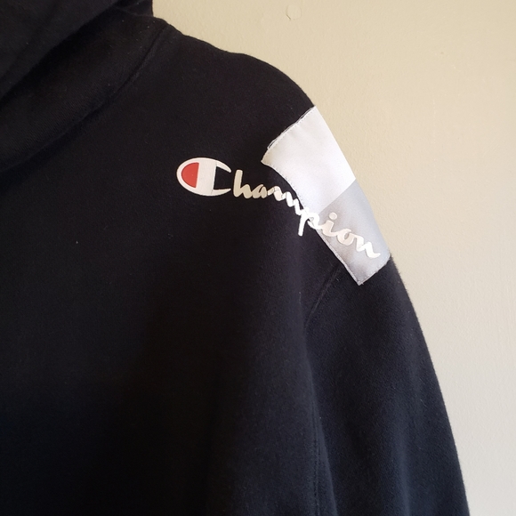 Champion 1919 Graphic Super Behind The Label Black Yellow Athletes Hoodie  XL - Picture 9 of 10